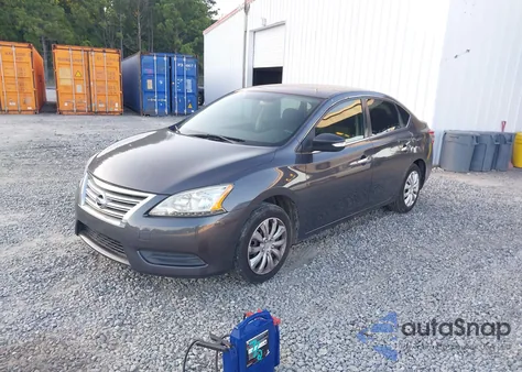 2014 Nissan Sentra Fe+ S/Fe+ Sv/S/Sl/Sr/Sv z USA, uszkodzony, nr VIN 3N1AB7AP4EY214914